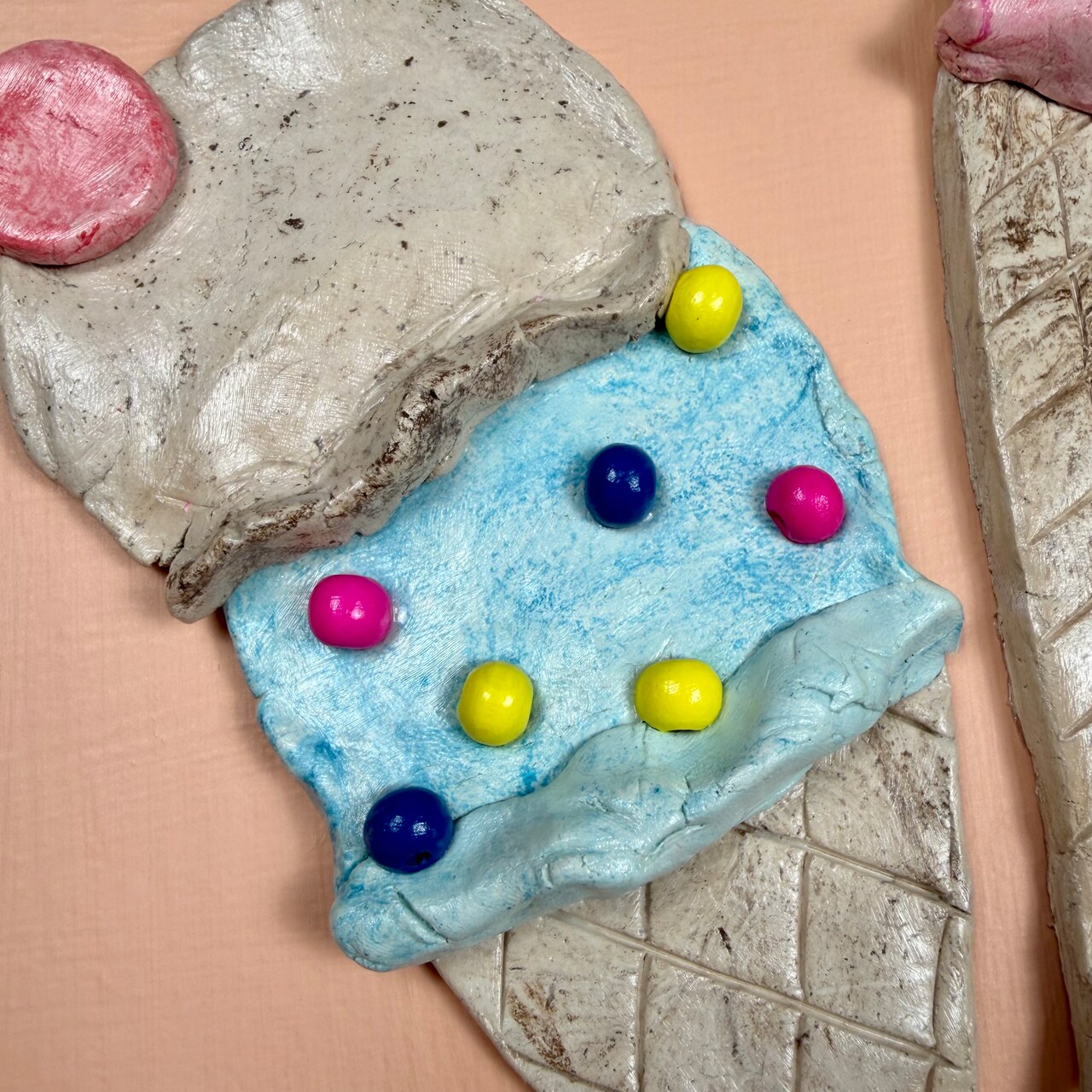 Kids Club: Air Dry Clay Ice Cream Cones
